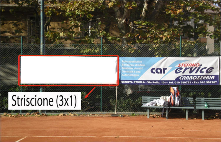 Striscioni Campi da Tennis Genova